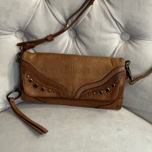 Frye Brown Leather Wallet / Handbag